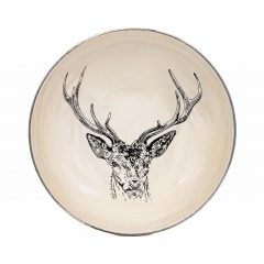 Stag Prince Enamelled Bowl