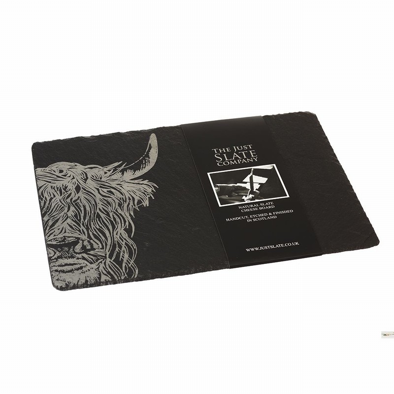 Highland Cow Cheeseboard Rectangular Engraved
