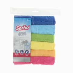 Sorbo Microfibre Cloths 6pk