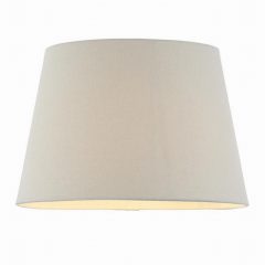 Cici 14″ Tapered Linen Shade Ivory