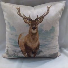 Stag Print Cushion