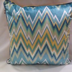 Pants on Fire Teal/Green Filled Cushion