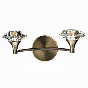 Luther DWB Crystal Glass Ant/Brass