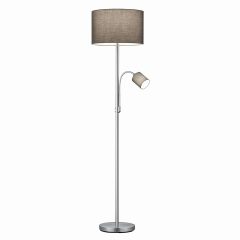 Hotel Floor Lamp Nickel Matt