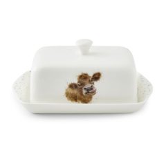 Wrendale Cow Covered Butter Dish