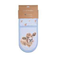 Wrendale Double Oven Glove Farmyard Friends