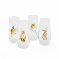 Wrendale High Ball Glasses Set of 4