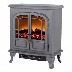 Warmlite Wingham 2kw Electric Stove Heater Grey