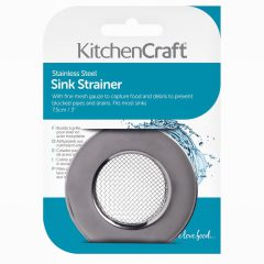 Kitchen Craft Stainless Steel Sink Strainer