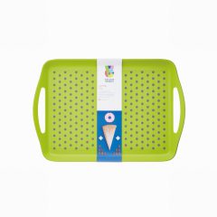 Colourworks Anti-Slip Serving Tray Green