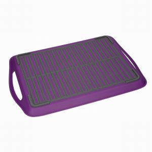 Colourworks Anti-Slip Serving Tray Purple - Image 3
