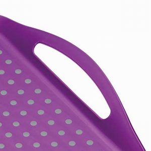 Colourworks Anti-Slip Serving Tray Purple - Image 2