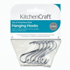 Kitchen Craft Hanging Hooks 50mm (5)
