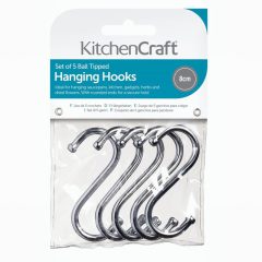 Kitchen Craft Hanging Hooks 80mm (5)