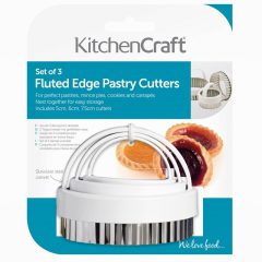 Kitchen Craft Fluted Pastry Cutter Set