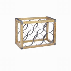 Industrial Kitchen 6 Bottle Wine Rack - Image 3