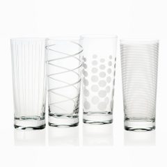 Mikasa Cheers High Ball Glasses Set 4