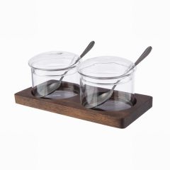 ARTISAN STREET CONDIMENT POTS