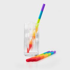 Set of 4 Reusable Drinking Straws