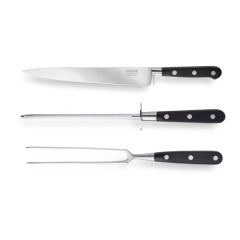 Sabatier 3Pce Rivited Carving Set