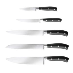 Henley 5pce Bamboo Knife Block With Sharpener - Image 2