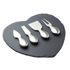 4pce Heart Shaped Cheese Set