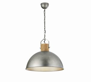 Delhi Antique Nickel Pendant
