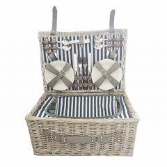 Traditional Hamper 4 Person Blue Stripe Liner