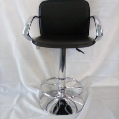Derby Bar Stool Black Squared