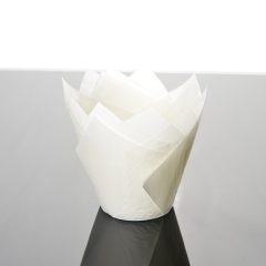 Tulip Muffin Cases White