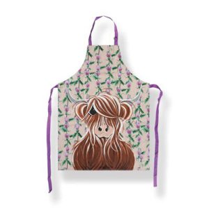 The McMoo Miss Thistle Cotton Apron