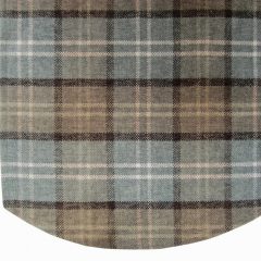 Balmoral Check Seat Pad Duck Egg