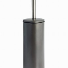 Santorini Toilet Brush Holder Platinum