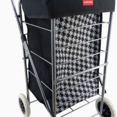 Dog Tooth 4 Wheel Shopping Trolley