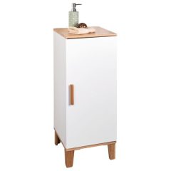 Amalfi Bamboo/White Floor Cabinet