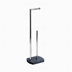 Octavia Grey Toilet Roll And Spare Paper Holder