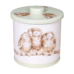 Wrendale Biscuit Barrel with Green Lid