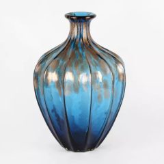Blue & Bronze Vase