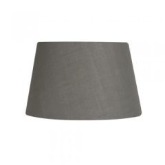 Slate Cotton Drum Shade 8″