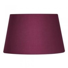 Wine Cotton Drum Shade 8″