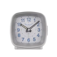 Cushion Shape Alarm Clock Silver