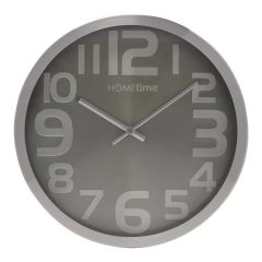 Hometime Silver Wall Clock
