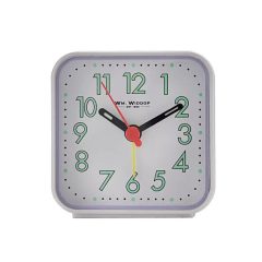 Alarm Clock Top Shut Off White