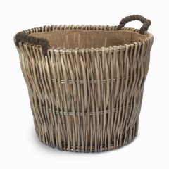Vertical Weave Log Basket Large