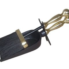 Black Brass Hearth Tidy