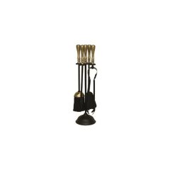 Traditional Top Black & Antique Companion Set