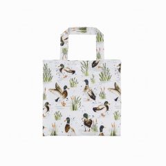 Farmhouse Ducks PVC Shopping Bag Small
