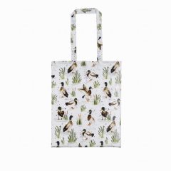 Farmhouse Ducks PVC Shopping Bag Medium