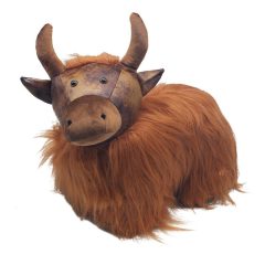 Brown Highland Cow Doorstop XL