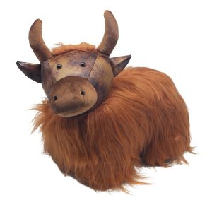 Brown Highland Cow Doorstop XL